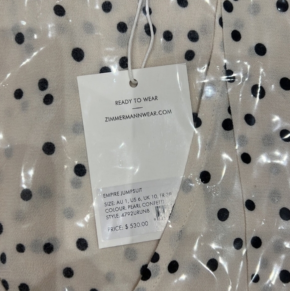 ZIMMERMANN Beige Empire Jumpsuit - Picture 5 of 7